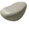 Taburete Personalizado de Mármol Terrazzo Gris Cemento Partícula Fina Forma de Guijarro Especial para Exteriores Adornos de Piedra Artificial de Hormigón
