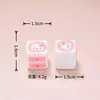 Móveis de Coelhinho Rosa Fofo Acessórios de Resina Casa de Boneca Acessórios de Decoração DIY Adereços de Layout de Cena Atacado