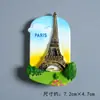 Imanes de Refrigerador de Resina con Diseños de Edificios Famosos del Mundo, Molinos de Viento Holandeses, Puente Golden Gate, Imanes 3D, Souvenirs de Viaje