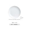 Vajilla creativa de cerámica, plato sencillo, plato de desayuno, plato de carne de porcelana blanca para el hogar, platos fríos, plato de comida occidental, plato, plato