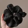 Goma para el pelo estilo coreano con pedrería de estrella Accesorio versátil para el cabello con pedrería para la parte posterior de la cabeza, Lazo para el pelo de alta gama para mujer