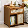 Mesa de cabeceira multifuncional para armazenamento de quarto em casa, armário de cabeceira simples, armário de armazenamento, prateleira para apartamento pequeno, mesa lateral, cuidadosamente selecionado