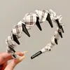 Pinzas para el Cabello de Tela de Alta Gama Estilo Coreano, Diademas Muy Bonitas para Mujer, Diseño de Corona Alta Que No Aprieta la Cabeza, Hace que el Rostro Luzca Más Pequeño, Accesorio para el Cabello de Diadema Exterior