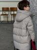 Chaqueta de plumón de longitud media para niños Invierno 2025 Ropa nueva para niños Niñas Plumón de pato blanco Ropa de invierno cálida Coreano engrosado