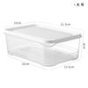 Recipiente Transparente para Geladeira Congelamento Rápido Refrigerado Embalagem Frutas e Legumes Caixa de Armazenamento Cozinha Plástico Recipiente com Tampa