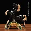 Caballo de Cerámica Tang Sancai, Adorno Artesanal del Año del Caballo, Caballo de Cerámica para Sala de Estar y Oficina, Éxito en Todo, Regalo de Decoración para Escritorio