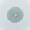 Versão coreana de flor de borda queimada tridimensional acessórios de tecido feitos à mão material para acessórios de cabelo flor de pulso flor de sapato acessórios para vestido de noiva