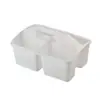 Bolsa de artículos de tocador Canasta de almacenamiento de gran capacidad Cesta de almacenamiento de material de papelería de plástico Bloques de construcción Cesta de almacenamiento de juguetes Canasta de almacenamiento de especias de cocina