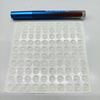 Almofada de silicone anticolisão para móveis, almofada de borracha de vidro antiderrapante, resistente ao desgaste, anticolisão, semi-esférica, cilíndrica, transparente