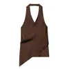 Comercio Exterior Transfronterizo 2026 Primavera Nuevo Estilo Europeo y Americano Diseño Elegante Nicho Versátil Top Halter sin Espalda para Mujer