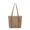 Bolsa feminina de grande capacidade transfronteiriça, nova coleção outono 2026, versátil, moda, ombro único, tendência, para o trabalho, retrô, casual, bolsa tote