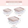Caja de Plástico Transparente Sellada Refrigerador Congelador Especial Microondas Lonchera Caja de Alimentos Caja de Embalaje Caja Sellada para Conservar Frescura