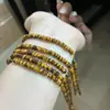 Cuentas de ábaco de ojo de tigre amarillo natural de 2*4 mm Accesorios de joyería semiacabados hechos a mano DIY para collares y pulseras Venta al por mayor transfronteriza