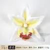 Stock de fábrica de cabezas de flores artificiales de tonos amarillos, flores falsas para bodas, flores de seda, materiales para accesorios hechos a mano y materiales florales para paisajismo de ingeniería al por mayor