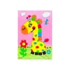 Pegatinas para Niños, Pegatinas Estéreo, Paquete de Materiales Hechos a Mano DIY para Jardín de Infancia, Pegatinas de Juguete Educativo de Dibujos Animados