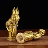 Adorno de bestia de latón repelente al agua, pilar de dragón, decoración de entrada, regalo para sala de estar o inauguración de tienda, artesanía decorativa