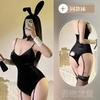 Sexo Underwear Virilha Fivela Coelho Uniforme Provocação Paixão terno Roupas de Noite Vestido de Veludo