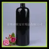 Botella de plástico para mascotas de hombros redondos de 500 ml botella con dispensador de champú gel de ducha botella para desinfectante de manos botella con bomba de tornillo
