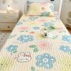 Colchoneta de Hielo de Seda y Látex de Verano Pieza Única Sábanas Individuales para Dormitorio de Estudiantes 90X200 Sábanas Frescas de Verano para Estudiantes Universitarios