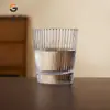 Nuevo Vidrio de Vino de Lujo Ligero de Alto Valor con Raya Vertical Copa de Vino Vidrio de Cristal Copa Alta de Cinco Puntas Copa de Whisky