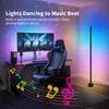 Lámpara de pie LED transfronteriza para sala de estar, lámpara de pie de estilo europeo, lámpara de pie de ambiente RGB de cambio de color, moderna y minimalista, de Amazon