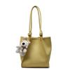 Bolsa para Sogra com Textura Retrô e Padrão de Grão 2025 Nova Moda Bolsa Saco Nicho High-End Versátil Bolsa de Ombro