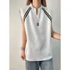 Camiseta sin mangas tipo chaleco para hombre y mujer, nuevo estilo de verano, marca de moda, deportes de baloncesto, fitness, corte holgado, camiseta sin mangas de moda