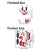 Shangyi PVC Impermeable Autoadhesivo Pegatinas para Inodoro Halloween Expresión Maligna Impermeable Pegatinas de Pared para Baño Fabricante Transfronterizo Venta al por Mayor