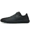 Sapatos Casuais Masculinos de Cadarço Novo para Primavera e Outono Comércio Exterior Tamanho Grande Sapatos Artesanais de Cadarço Sapatos de Couro para Negócios