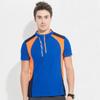 Camiseta de Manga Corta de Secado Rápido para Parejas al Aire Libre Nueva Sudadera Deportiva Casual con Cuello Alto para Hombres y Mujeres Ropa Transpirable de Media Manga para Fitness