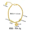 Nova Pulseira de Ouro de Areia Vietnamita, Estilo de Luxo Leve, Pulseira de Concha com Laço Cravejada de Diamantes, Joia da Moda Feminina e Duradoura