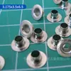 Rebites Vazados Dupla Face de Aço Inoxidável Cabeça Plana Olhal Camadas Desfiado Fivela Cadarço de Sapato Fivela de Ar Fabricante de Dongguan