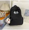 Mochila de dibujos animados muy atractiva y linda para estudiantes de secundaria femeninas, de nicho, simple, ligera, casual, ideal para viajar, mochila de doble hombro de gran capacidad