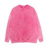 2026 Estilo Americano Otoño e Invierno Nuevo Sudadera Casual para Hombre Cuello Redondo Lavada Vintage Sudadera Pulóver Retro Unisex Venta al por Mayor