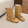 Sandálias de Ballet Francesas para Mulheres com Aumento Interno de Altura, Uso Dupla Face, Verão, Fivela Destacável, Botas Curtas com Salto Bloco, Sapatos Mary Jane
