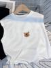 Camiseta sin mangas de algodón al por mayor para bebé y niño, moda de verano, marca, guapo, para niños y niñas, top tipo chaleco, ropa para bebé y niño