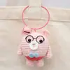 Llavero Peluche Colgante Tejido a Mano Pequeña Joyería Muñeco Caricatura Lindo Muñeco de Lana Accesorios para Bolso Transfronterizo