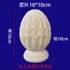 Talla Redonda de Madera Maciza, Pieza Pequeña de Madera, Talla Redonda Maciza, Pilar de Cabecera de Cama, Pasamanos de Escalera, Capitel Decorativo de Madera