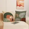 Funda de Cojín Versátil Simple Transfronteriza Estilo Nórdico para Interiores Almohada de Respaldo para Sofá del Hogar Poliéster Resistente a Manchas Transpirable Cojín de Asiento