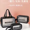 Bolsa de lavagem portátil TPU para homens e mulheres, bolsa cosmética à prova d'água de grande capacidade, bolsa de armazenamento de produtos de higiene pessoal, bolsa cosmética