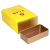 Fabricante Produce Latas de Estaño Doradas, Latas Cuadradas de Hojalata para Té, Empaques de Medio Libra, Latas de Estaño Personalizadas para Yinghong No. 9 Té