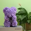 Atacado de fábrica urso de rosa de espuma pe presente Dia dos Namorados Tanabata urso de abraço para enviar namorada urso de flor eterna criativo