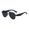 Nuevas Gafas de Sol Estilo Aviador Europeas y Americanas 2026 para Hombre, Gafas de Piloto Retro, Gafas de Sol de Doble Puente de Moda con Protección Solar para Hombre, Transfronterizas
