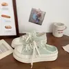 Novedad Verano 2026 Estilo Dos Vías Slip-On Medias Zapatillas para Mujer, Uso Exterior, Suela Gruesa que Aumenta la Altura, Zapatos de Lona Transpirables Slip-On Versátiles de Moda