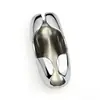Acero Inoxidable Hebilla de Cola de Cerdo Cadena de Bolitas Conector Accesorios para Joyería DIY Etiqueta de Llave Sujetadores Venta al por Mayor