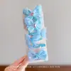 Pinza para el cabello de encaje con mariposa para niños, Pinza superior grande de perla para niñas, Goma para el cabello de cola de caballo, Anillo grande para el cabello, Regalo del Día del Niño