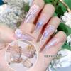 Nail art joias novo gelo através de flor tridimensional adesivos de unha Net explosões vermelhas Esmalte cola decoração broca 10 mista