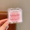 Lindas Pegatinas para Uñas Sanrio para Niños, Pegatinas de Uñas Desgastables, Parches para Uñas de Kuromi, Juguetes de Dibujos Animados para Niños