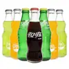 Botella de vidrio Coca-Cola 200ml * 24 botellas se puede mezclar con caja completa de marco Sprite Fanta naranja bebida carbonatada