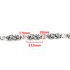 Nueva Cadena de Eslabones de Acero Inoxidable con Hebilla de Huevo Cadena de Joyería Cadena DIY Collar Pulsera Accesorios Cadena Cubana Accesorios de Moda Cadena de Accesorios Cuidadosamente Seleccionados